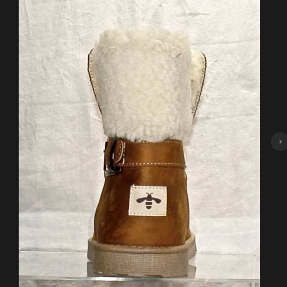 Willowbee Women's  •Savannah• Fleeced Lined Ankle Boot - Hickory Size 8 - Picture 3 of 5